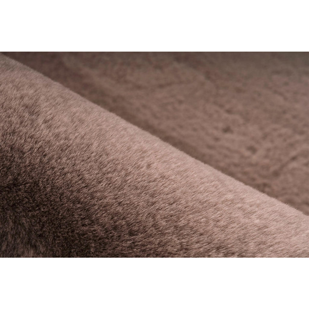 Thumbnail - Xxxl Hochflorteppich Rabbit Light 525 Taupe, Taupe, Textil, Uni, rechteckig, 160x230 cm, pflegeleicht, Teppiche & Böden,...