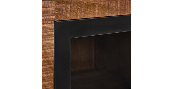 SIDEBOARD  175/80/40 cm 3 Schublade(n)  - Schwarz/Naturfarben, LIFESTYLE, Glas/Holz (175/80/40cm) - Landscape