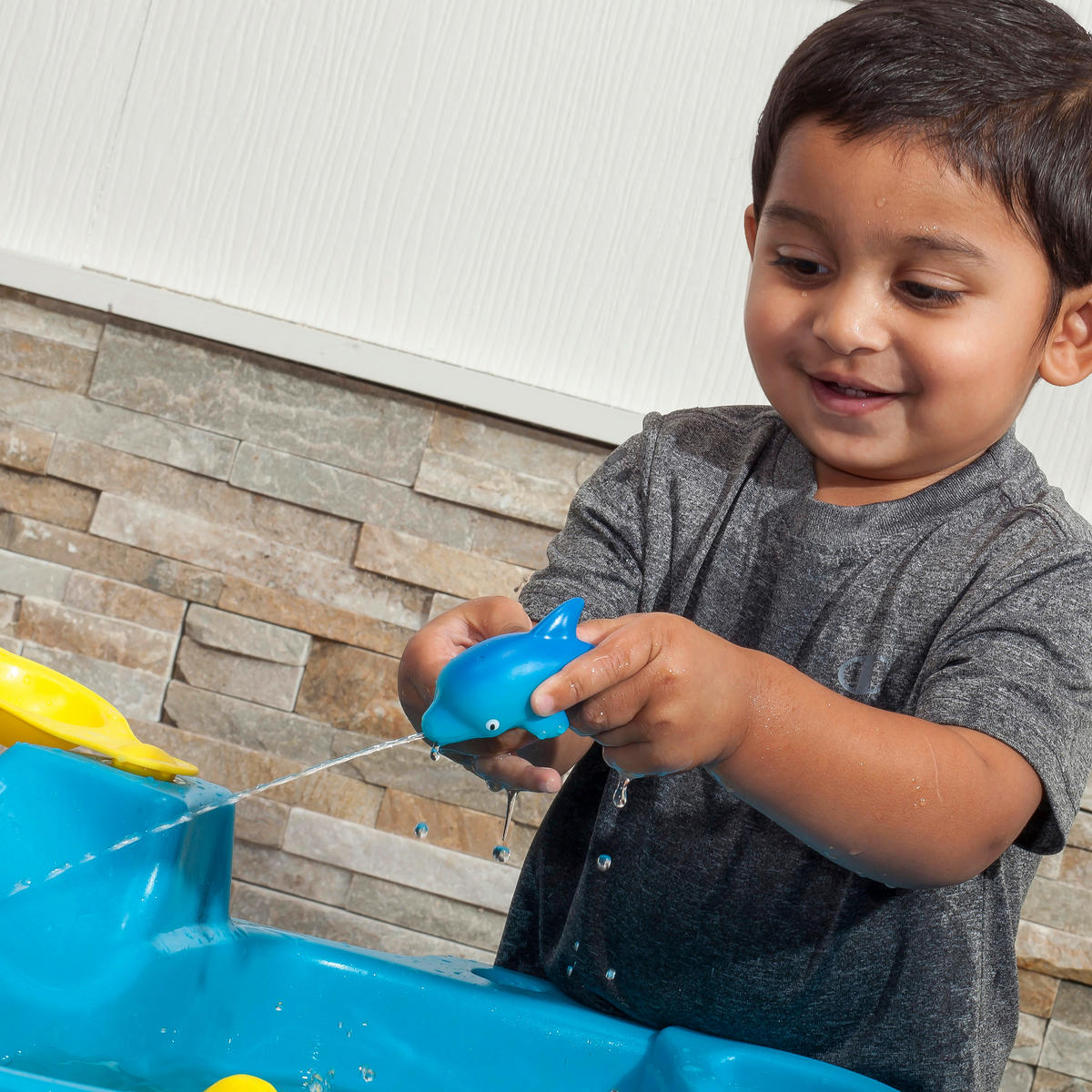 SPIELTISCH SPILL & SPLASH  - Blau/Multicolor, KONVENTIONELL, Kunststoff (109,9/57,2/63,5cm) - Ambia Garden