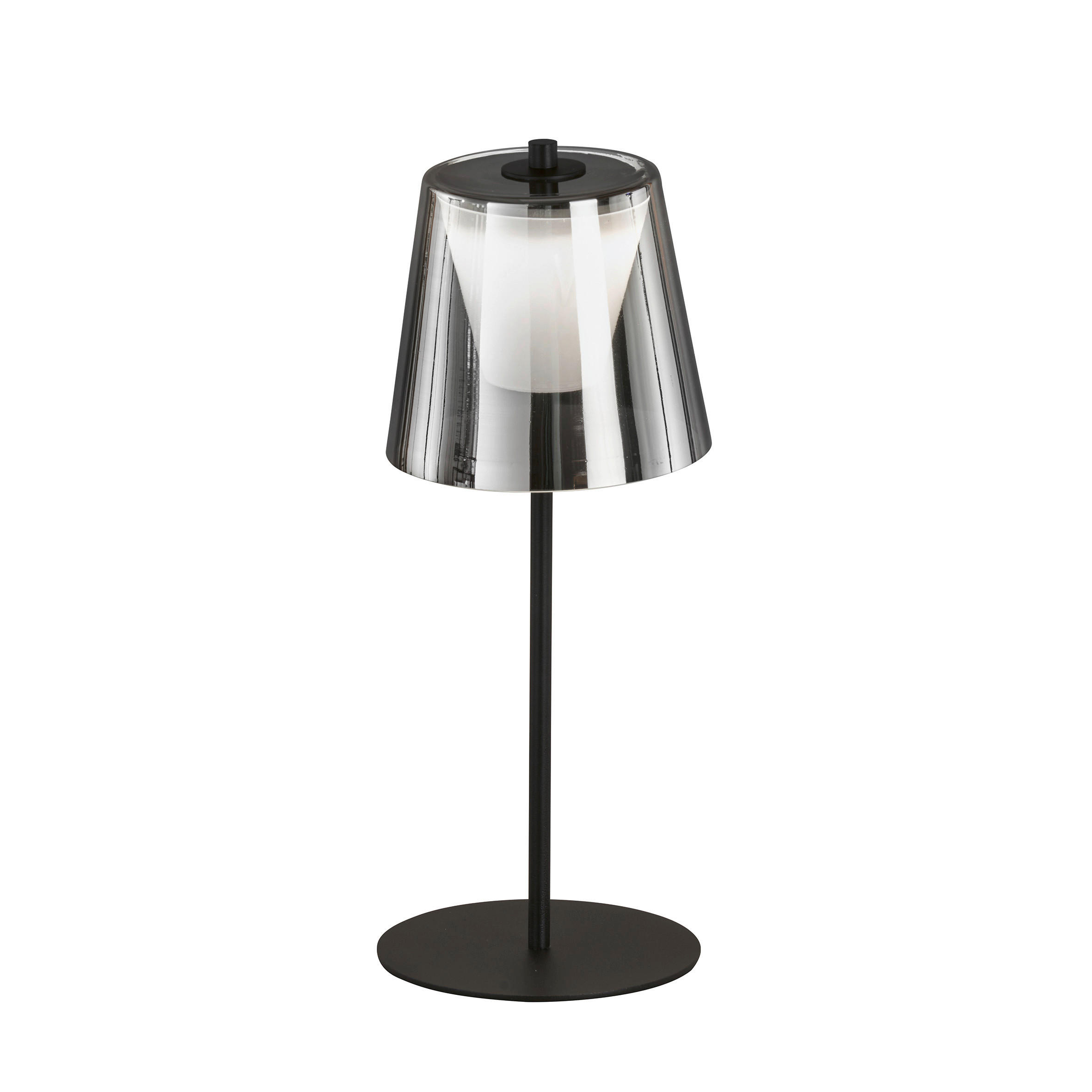 LED-AUßENLEUCHTE Marbella 14/35 cm   - Schwarz, Basics, Glas/Metall (14/35cm)
