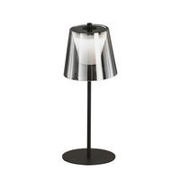 LED-AUßENLEUCHTE Marbella 14/35 cm   - Schwarz, Basics, Glas/Metall (14/35cm)