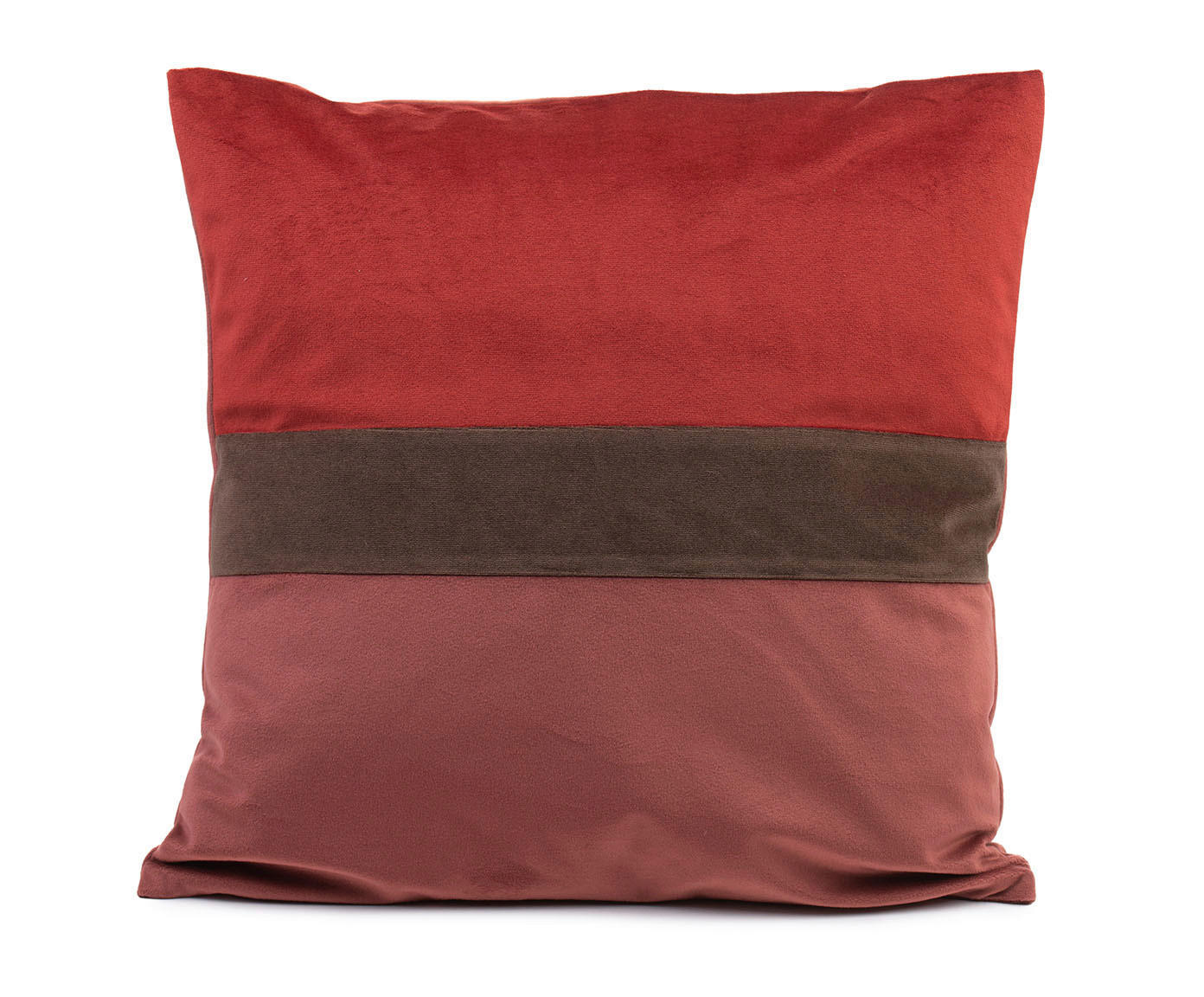 KISSENHÜLLE Pino 40/40 cm  - Dunkelbraun/Altrosa, Basics, Textil (40/40cm) - Novel