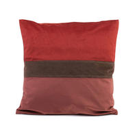 KISSENHÜLLE Pino 40/40 cm  - Dunkelbraun/Altrosa, Basics, Textil (40/40cm) - Novel