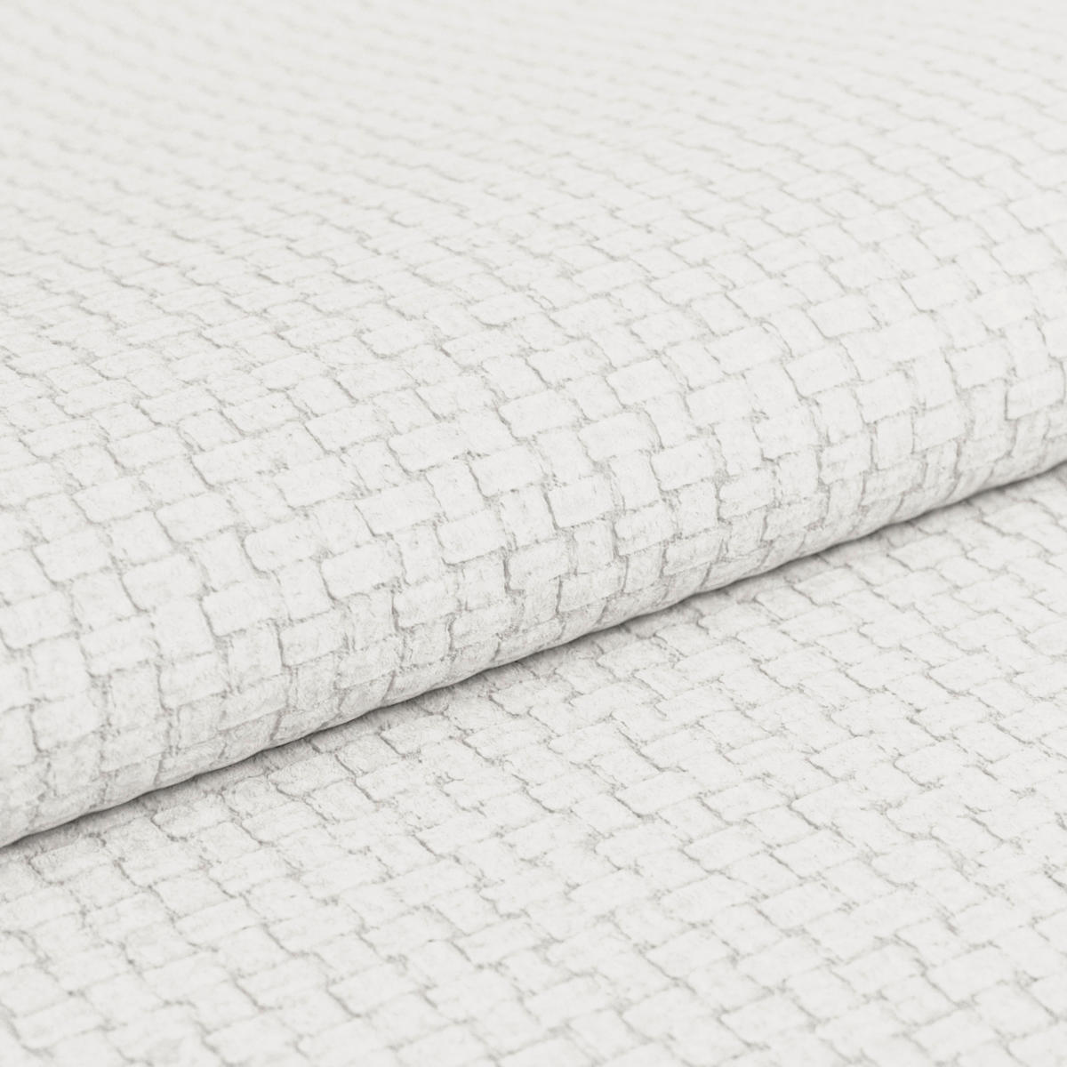 ECKSOFA Weiß Chenille Rücken echt, Kopfteilverstellung  - Schwarz/Weiß, KONVENTIONELL, Holz/Textil (286/203cm) - MID.YOU