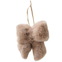 CHRISTBAUMANHÄNGER  - Beige, Basics, Textil (12/4/13cm)