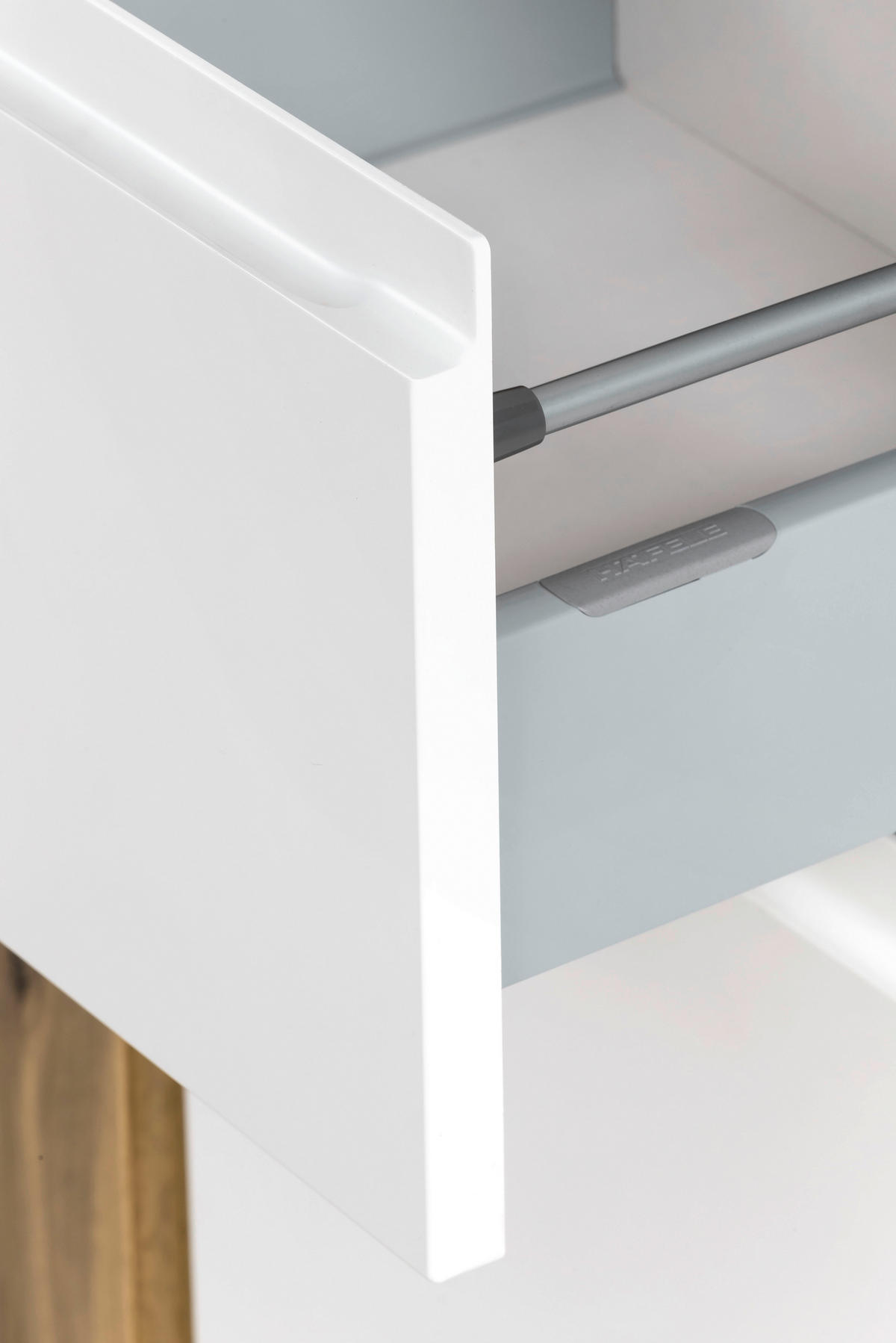 UNTERSCHRANK in   - Weiss/Eiche Wotan, Modern, Holzwerkstoff (65/79/35cm) - Held