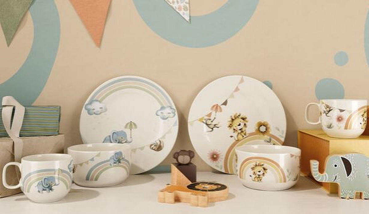 KINDERBECHER Walk Elephant  - Multicolor, Design, Keramik (11/8,5/7cm) - Villeroy & Boch