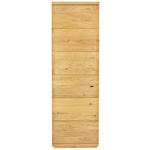 GARDEROBENSCHRANK  in 60/206/38 cm  - Eichefarben/Schwarz, Natur, Holz/Metall (60/206/38cm) - Linea Natura