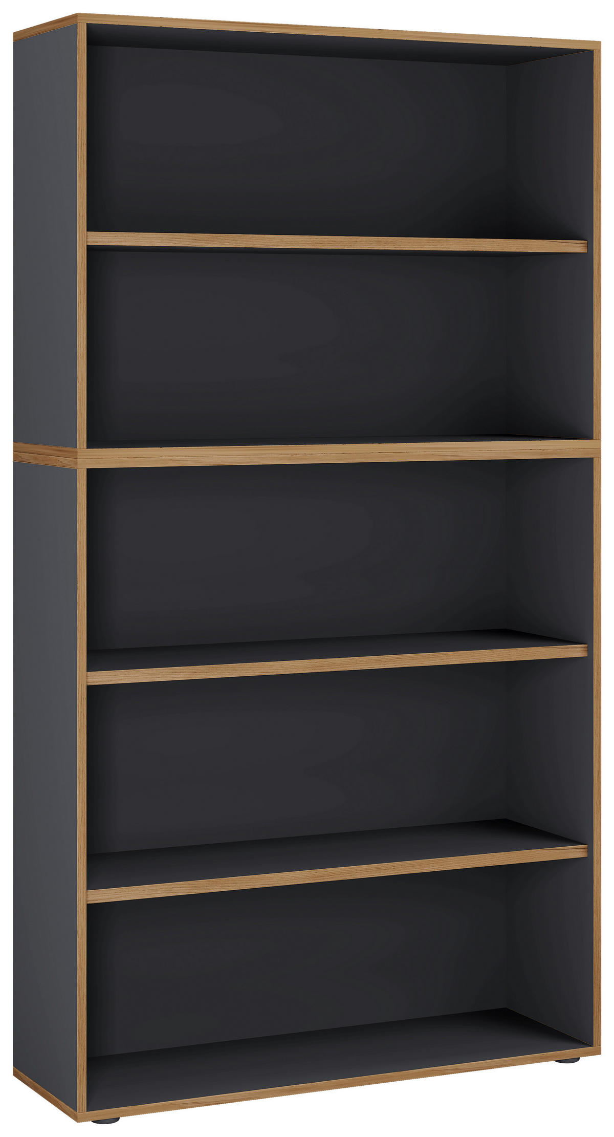 AKTENREGAL 100/183/33 cm  - Honigeiche/Anthrazit, Design, Holzwerkstoff/Kunststoff (100/183/33cm) - MID.YOU