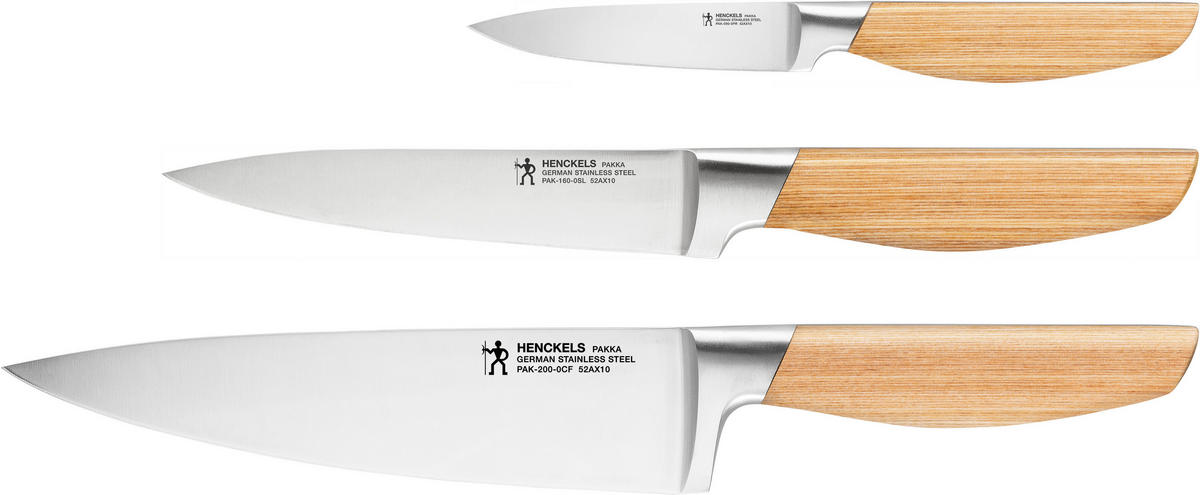 MESSERSET Pakka 3-teilig  - Basics, Metall - Henckels by ZWILLING