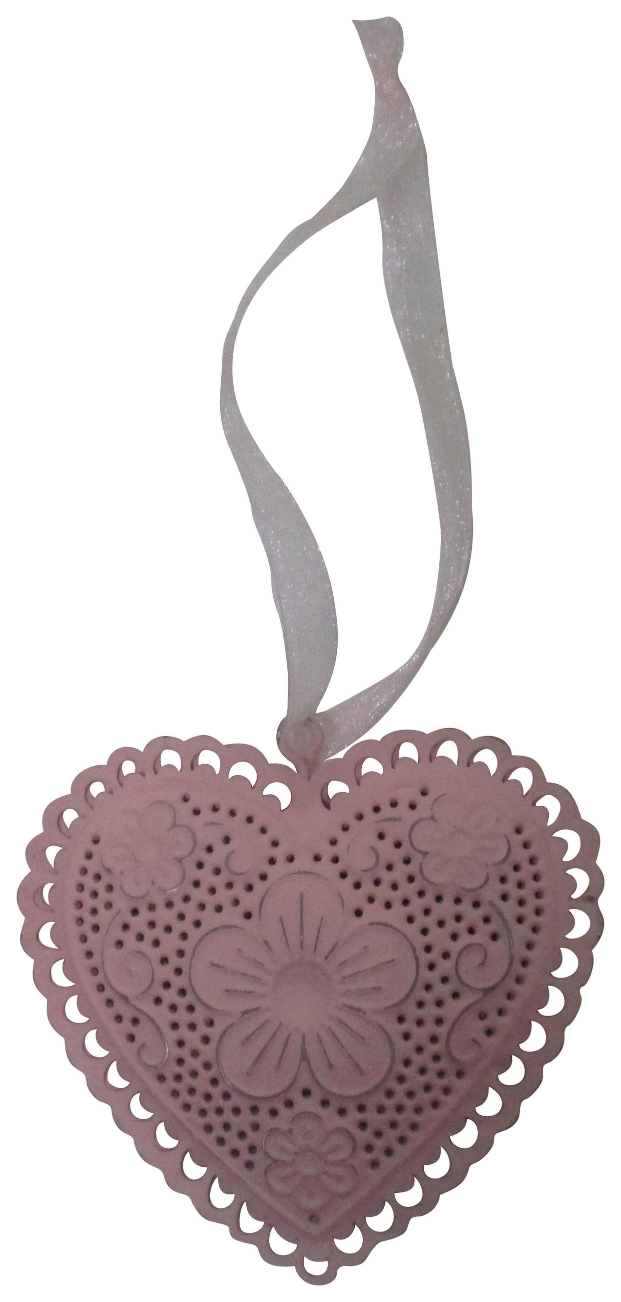 DEKORATIONSHJÄRTA - rosa, Trend, metall (8,5/8cm) - Ambia Home