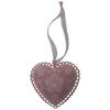 DEKORATIONSHJÄRTA - rosa, Trend, metall (8,5/8cm) - Ambia Home