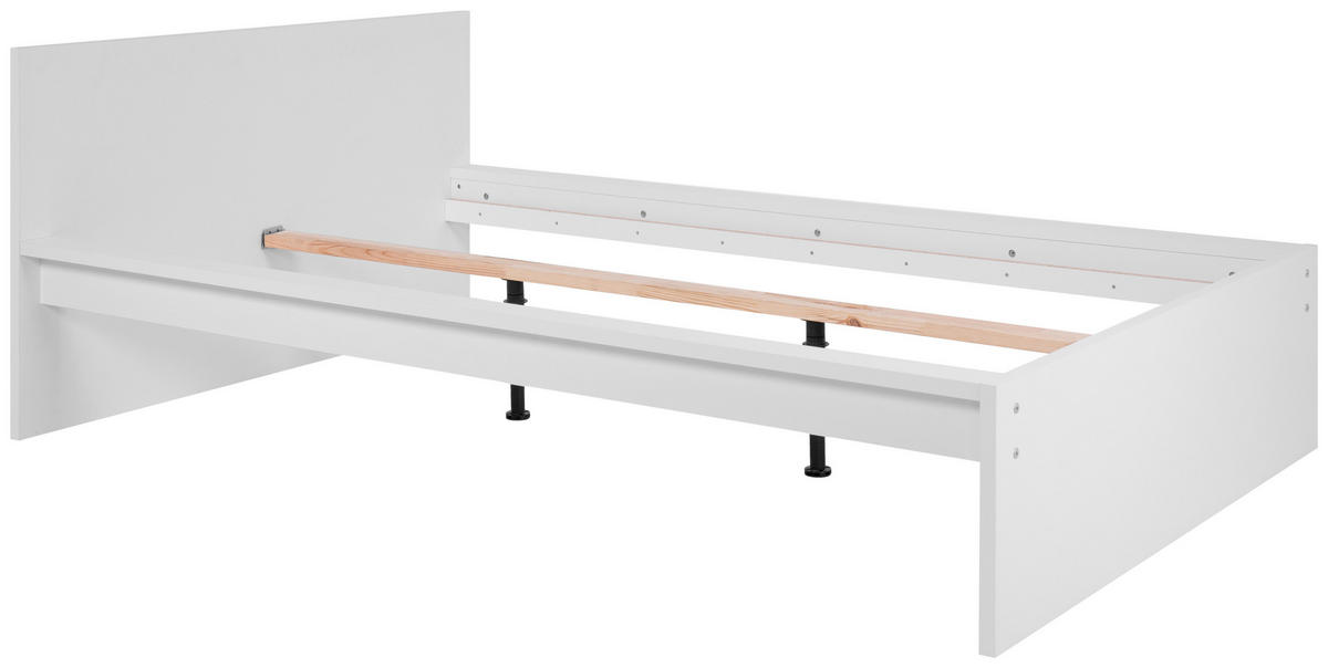 POSTEL, 120/200 cm, bílá - bílá, Moderní, kompozitní dřevo (120/200cm) - MID.YOU