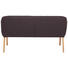 SITZBANK in Holz, Textil Anthrazit, Eichefarben - Eichefarben/Anthrazit, Design, Holz/Textil (160/82/62cm) - Carryhome SITZBANK in Holz, Textil Anthrazit, Eichefarben - Eichefarben/Anthrazit, Design, Holz/Textil (160/82/62cm) - Carryhome