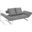 SCHLAFSOFA in Metall, Textil Braun - Chromfarben/Braun, Design, Textil/Metall (180-210/68/90cm) - Innovation SCHLAFSOFA in Metall, Textil Braun - Chromfarben/Braun, Design, Textil/Metall (180-210/68/90cm) - Innovation