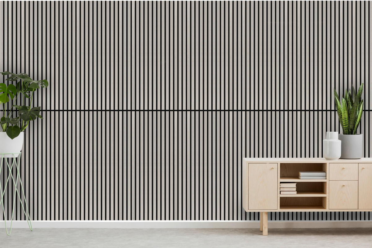 AKUSTIKPANEEL Echtholz Modular Wall System 52/104 cm  - Eichefarben, Design, Holzwerkstoff (52/104cm) - Jangal