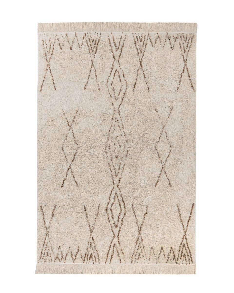 FLACHWEBETEPPICH 120/170 cm Alena Braun, Creme  - Creme/Braun, Basics, Textil (120/170cm) - Novel