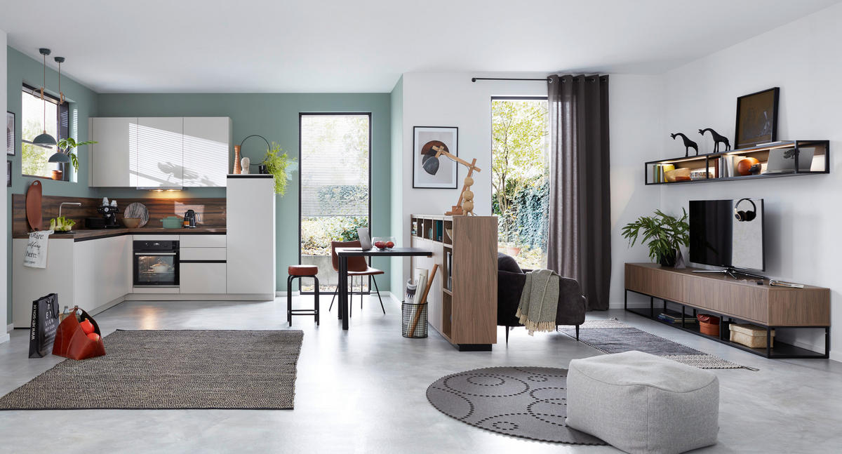 EINBAUKÜCHE   - Design, Holzwerkstoff - Novel