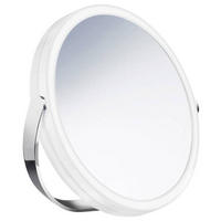 SCHMINKSPIEGEL 20/12,7/34 cm  - Chromfarben, Basics, Glas/Metall (20/12,7/34cm) - Smedbo