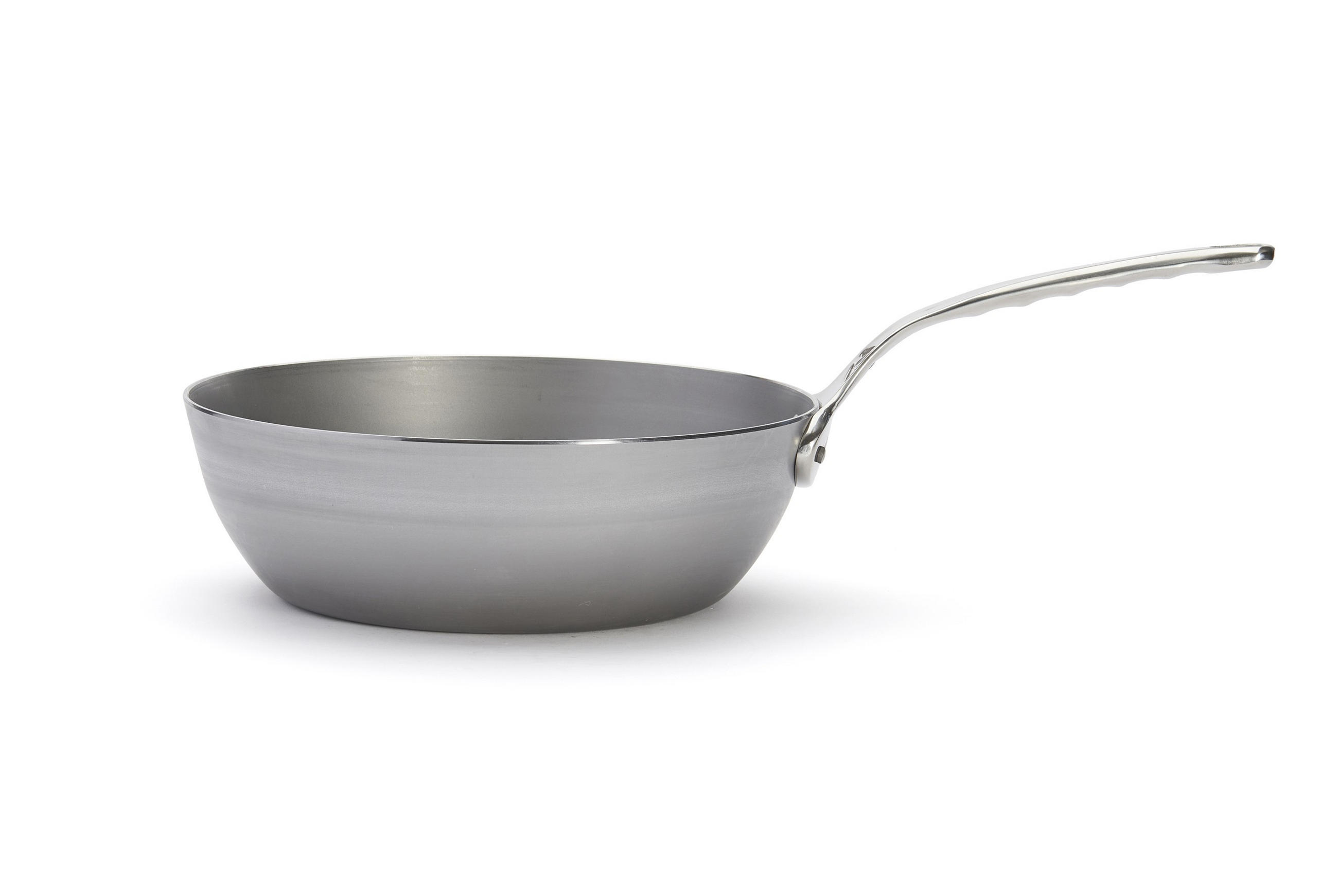 SCHMORPFANNE DE BUYER MINERAL B PRO 24 cm  - Silberfarben, Basics, Metall (24cm)