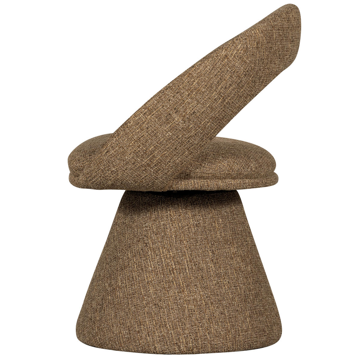 ARMLEHNSTUHL  Sitzfläche 360° drehbar Webstoff  - Sandfarben, MODERN, Textil (63/80/57cm) - Livetastic