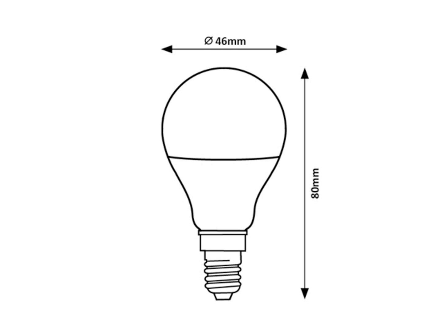 LED ŽARULJA  - bijela, Basics, metal/plastika (4.6/8cm)