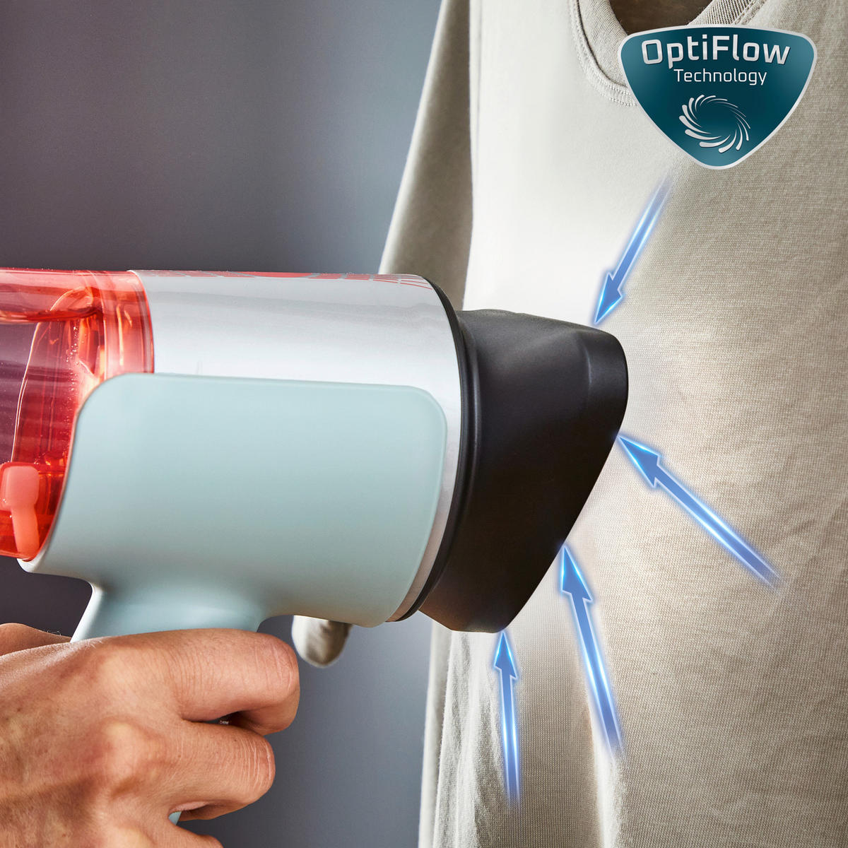 DAMPFBÜRSTE - Salbeigrün, Basics, Kunststoff (14,0/32,5/16cm) - Tefal