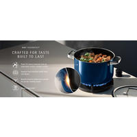 KOCHTOPFSET FUSIONTEC® MINERAL PRO - Tim Raue Edition 4-teilig  - Dunkelblau, Basics, Metall (30/33/60cm) - WMF