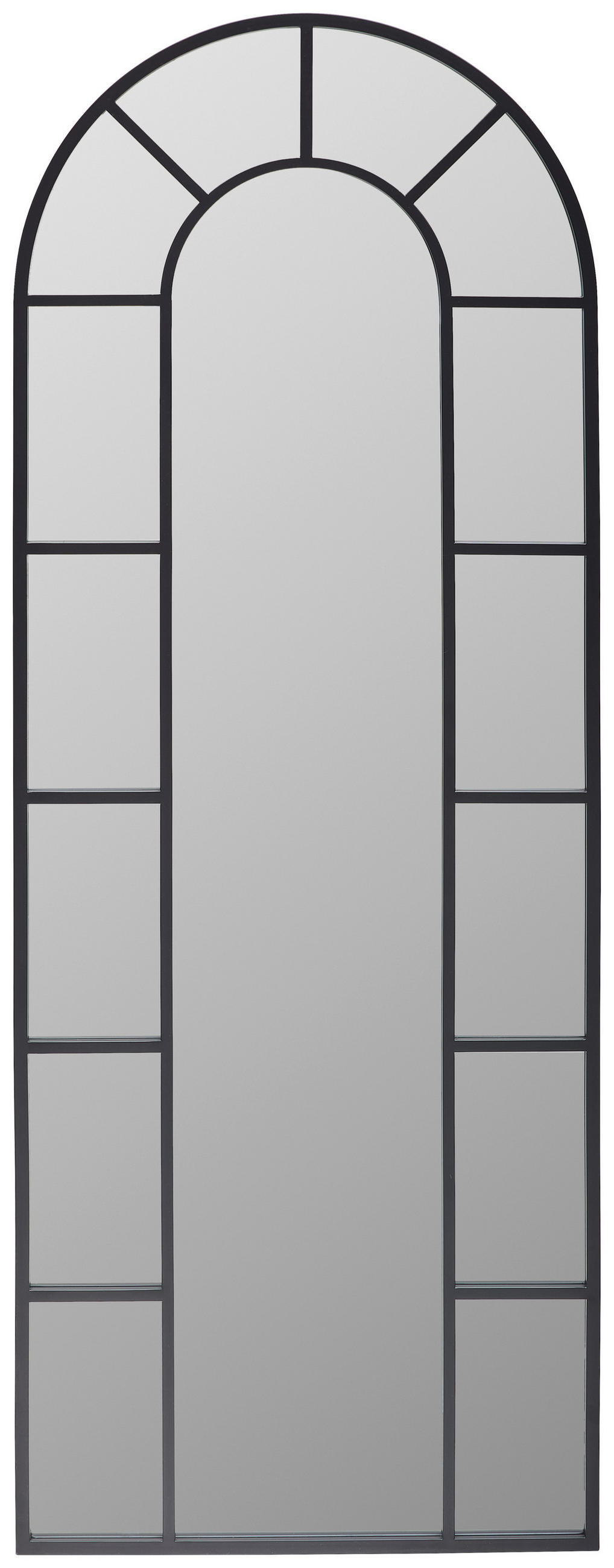 WANDSPIEGEL 61/161/2,5 cm    in Freiform  - Schwarz, LIFESTYLE, Glas/Holzwerkstoff (61/161/2,5cm) - Landscape