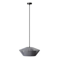 HÄNGELEUCHTE 40,5/120 cm   - Dunkelgrau, Basics, Textil/Metall (40,5/120cm) - Osram
