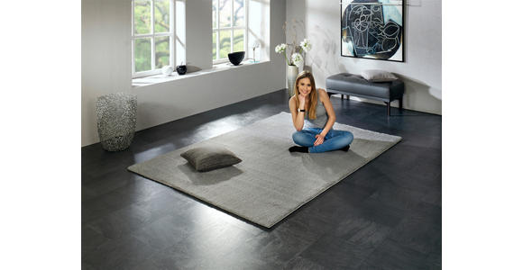 WEBTEPPICH 80/150 cm Sunshine Grau  - Grau, Basics, Textil (80/150cm) - Novel