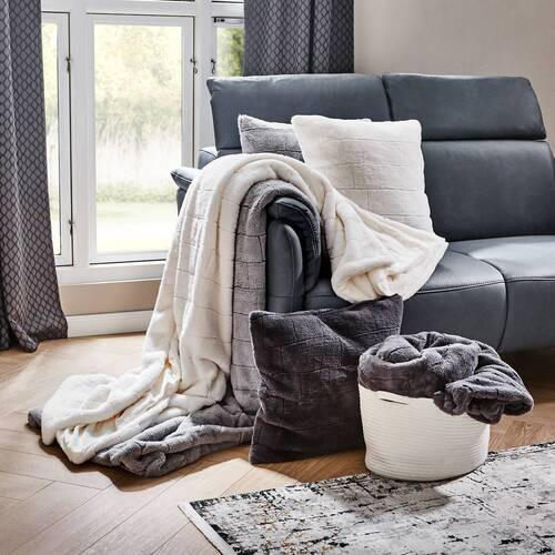 POŤAH NA VANKÚŠ  48/48 cm - biela, Konventionell, textil (48/48cm) - Dieter Knoll