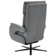 RELAXSESSEL in Textil Grau  - Schwarz/Grau, Design, Textil/Metall (70/117/85cm) - Dieter Knoll