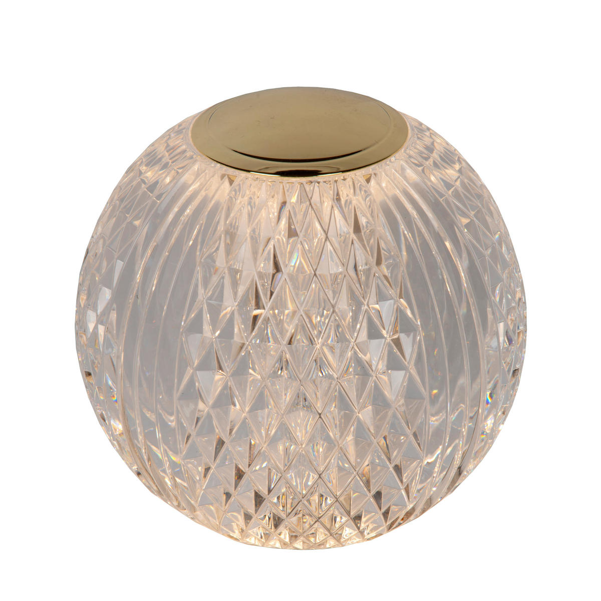 NAMIZNA LED-SVETILKA  Cintra   11/11/10.5 cm          - barve medenine/prosojno, Romantika, umetna masa (11/11/10.5cm)
