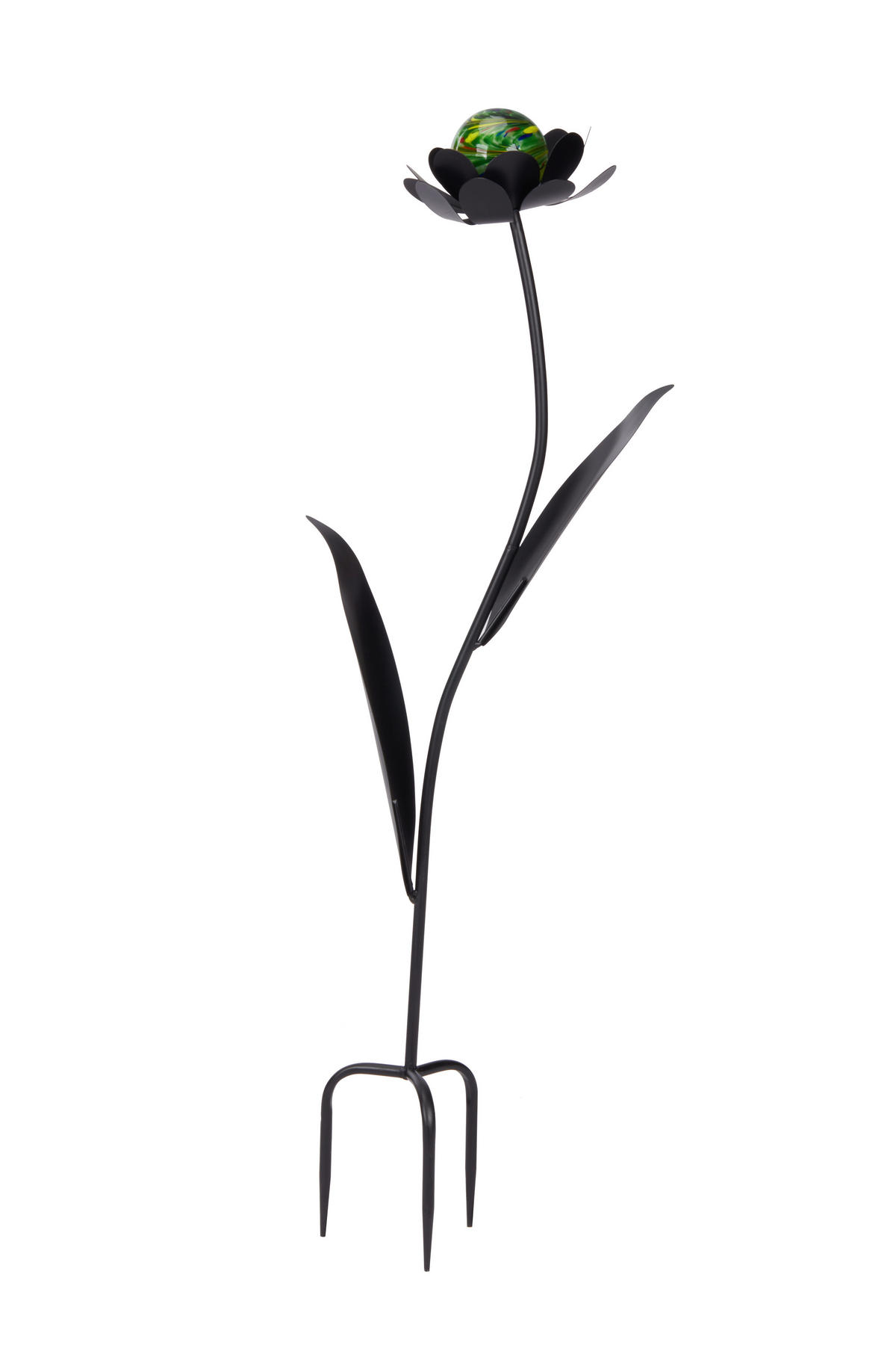 LESZÚRHATÓ KERTI DEKORÁCIÓ - fekete/zöld, Basics, Üveg/fém (29/80/17cm) - Ambia Home