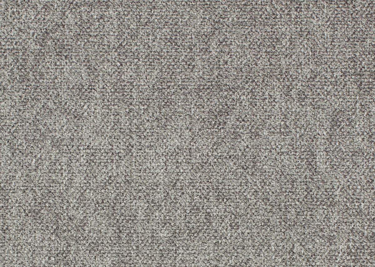 WOHNLANDSCHAFT in Chenille Hellgrau  - Hellgrau/Alufarben, KONVENTIONELL, Kunststoff/Textil (158/322/236cm) - Sedda