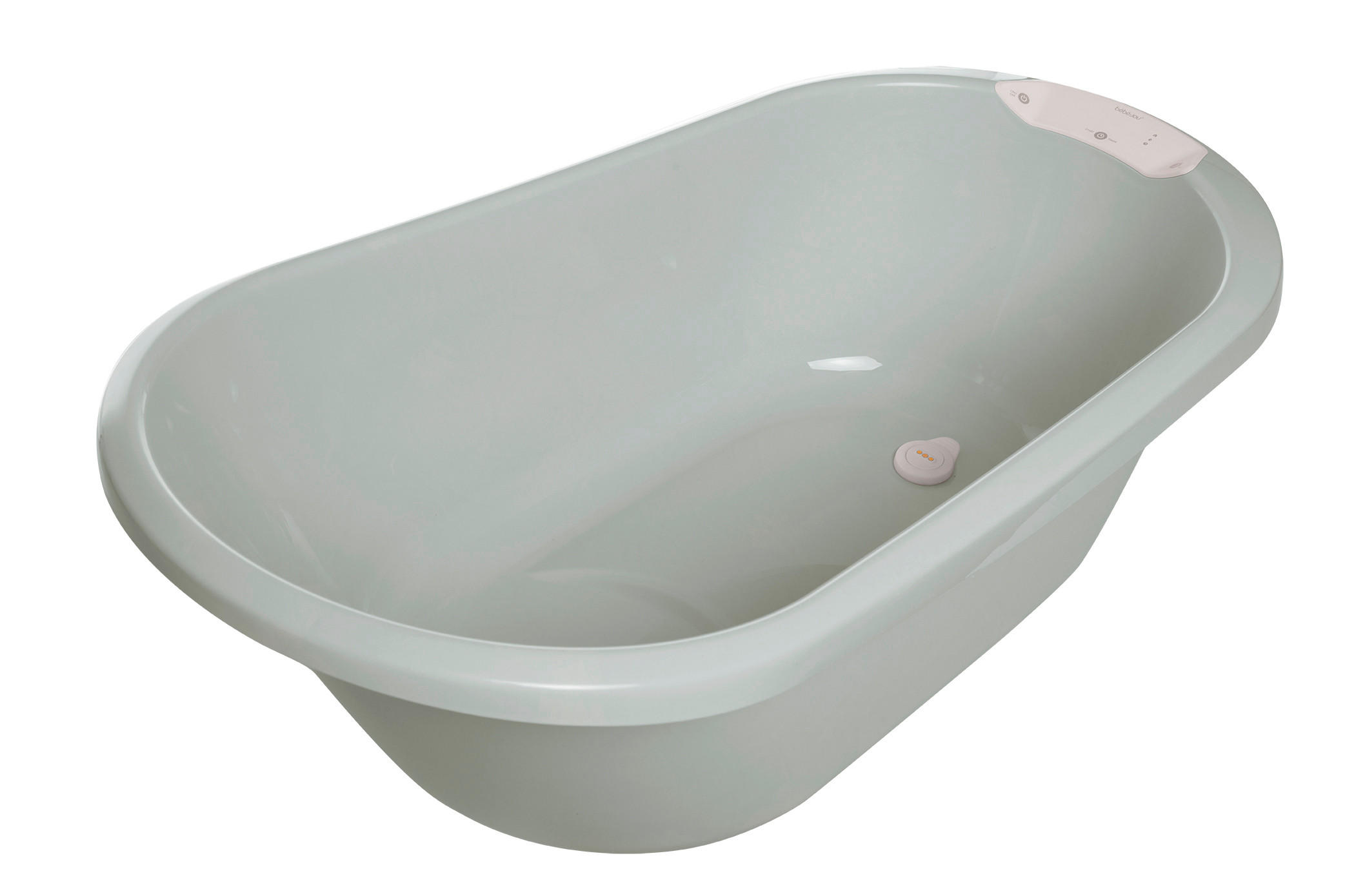 Bebe Jou Babybadewanne Fabulous Sky Green mit digitalem Badethermometer Pastellgrün 41.5x30.8x79.5 cm