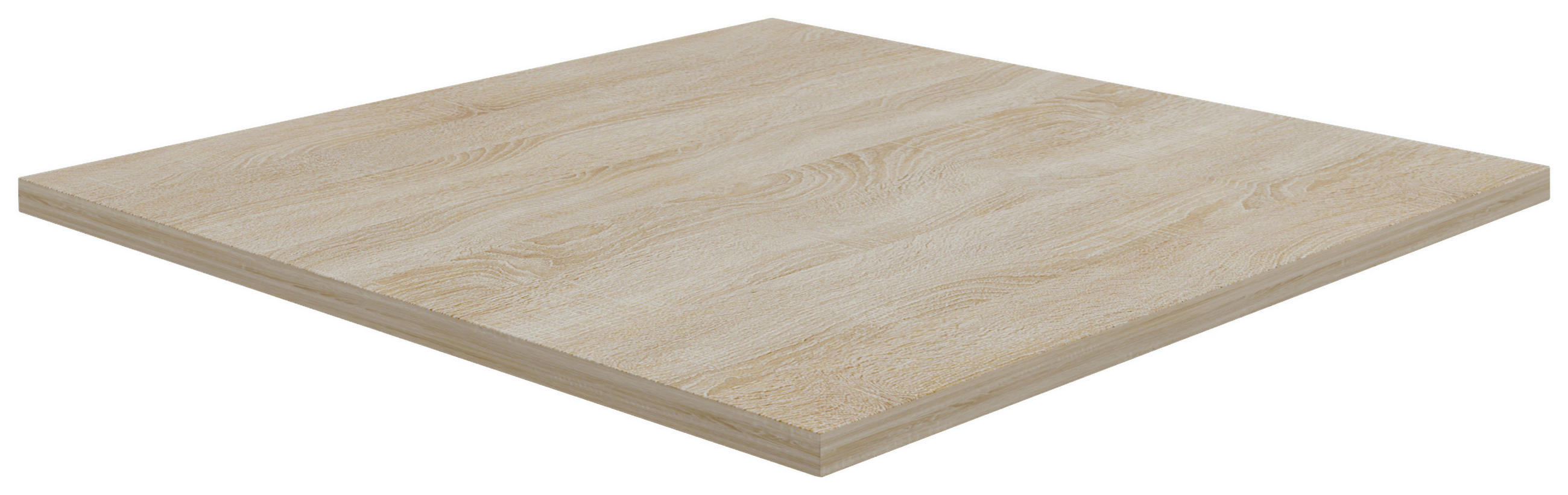 SKRIVBORDSSKIVA - vit/Sonoma ek, Modern, trämaterial (50/8/50cm) - MID.YOU