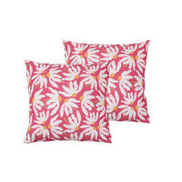 ZIERKISSENSET 2-teilig 48/48 cm  - Gelb/Rot, Basics, Textil (48/48cm)