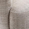 SCHLAFSOFA mit Stoffauswahl, Liegefunktion, Schlafen auf Sitzhöhe, Rücken echt Chenille Grau - Schwarz/Grau, KONVENTIONELL, Textil/Metall (228/75/98cm) - Carryhome