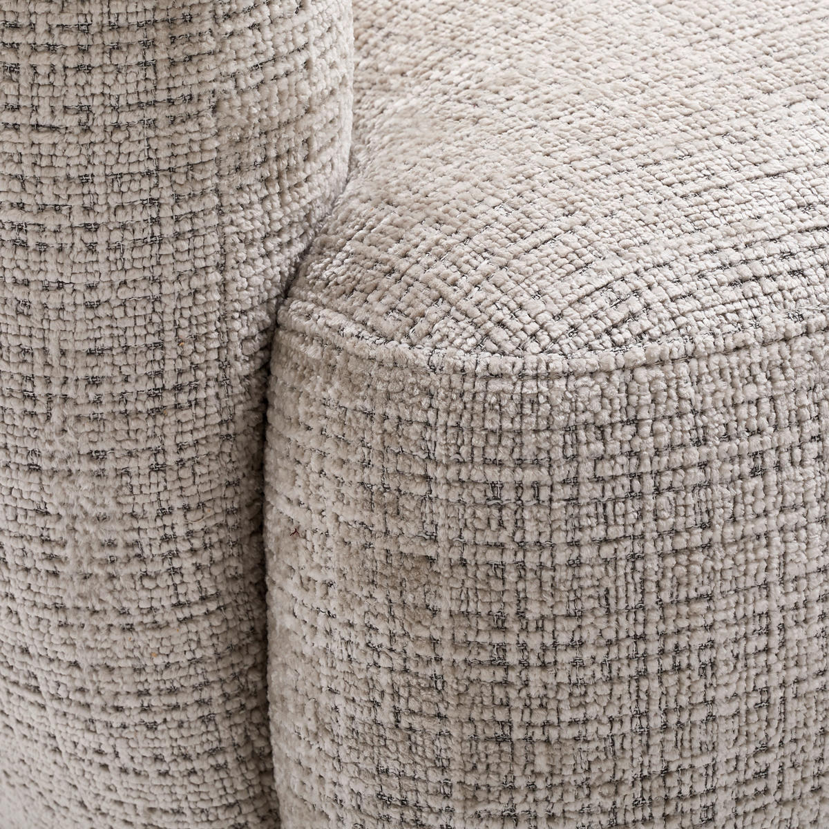 SCHLAFSOFA  mit Stoffauswahl, Liegefunktion, Schlafen auf Sitzhöhe, Rücken echt Chenille Grau  - Schwarz/Grau, KONVENTIONELL, Textil/Metall (228/75/98cm) - Carryhome