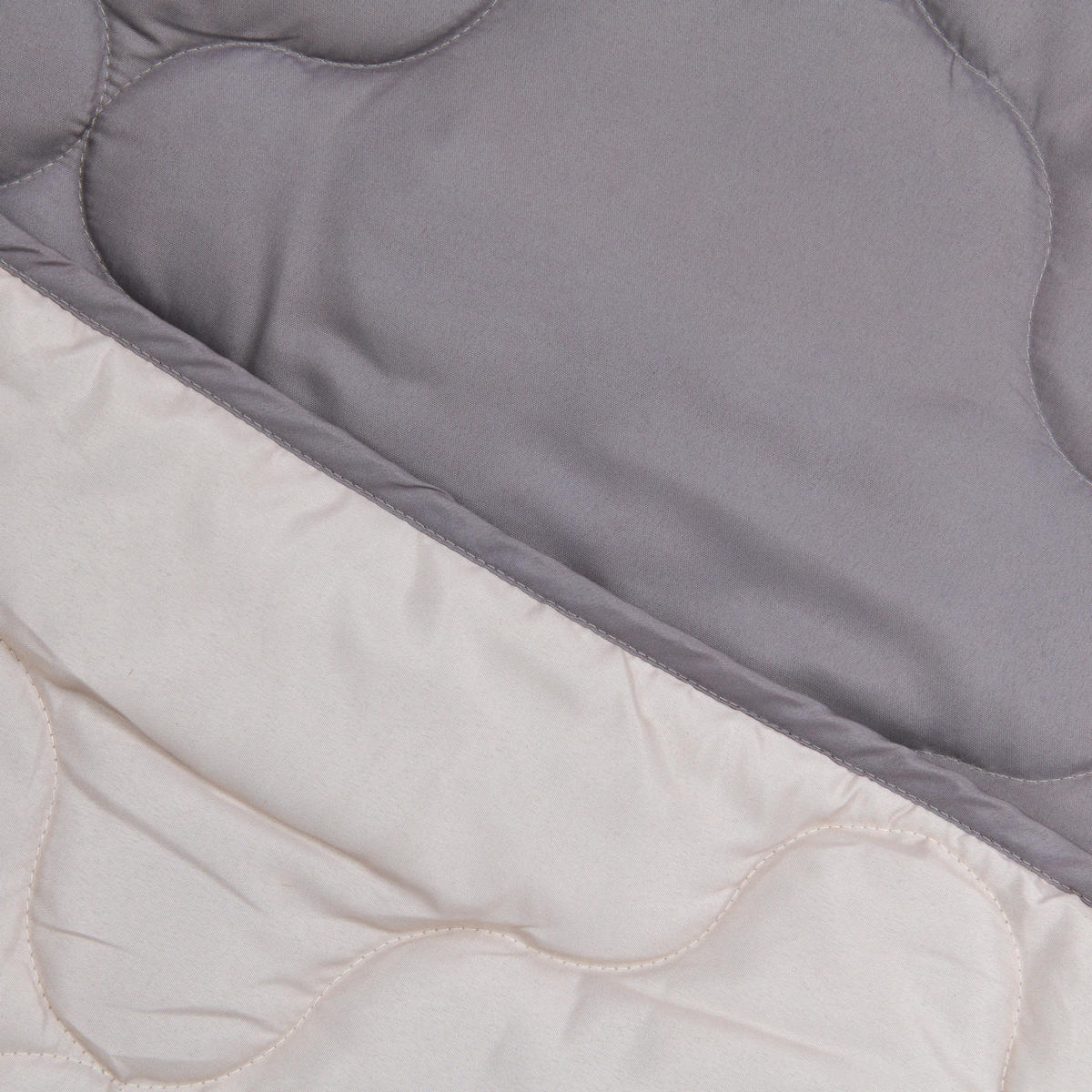 GANZJAHRESDECKE  Sedona  135/200 cm   - Weiß/Grau, KONVENTIONELL, Textil (135/200cm) - Sleeptex