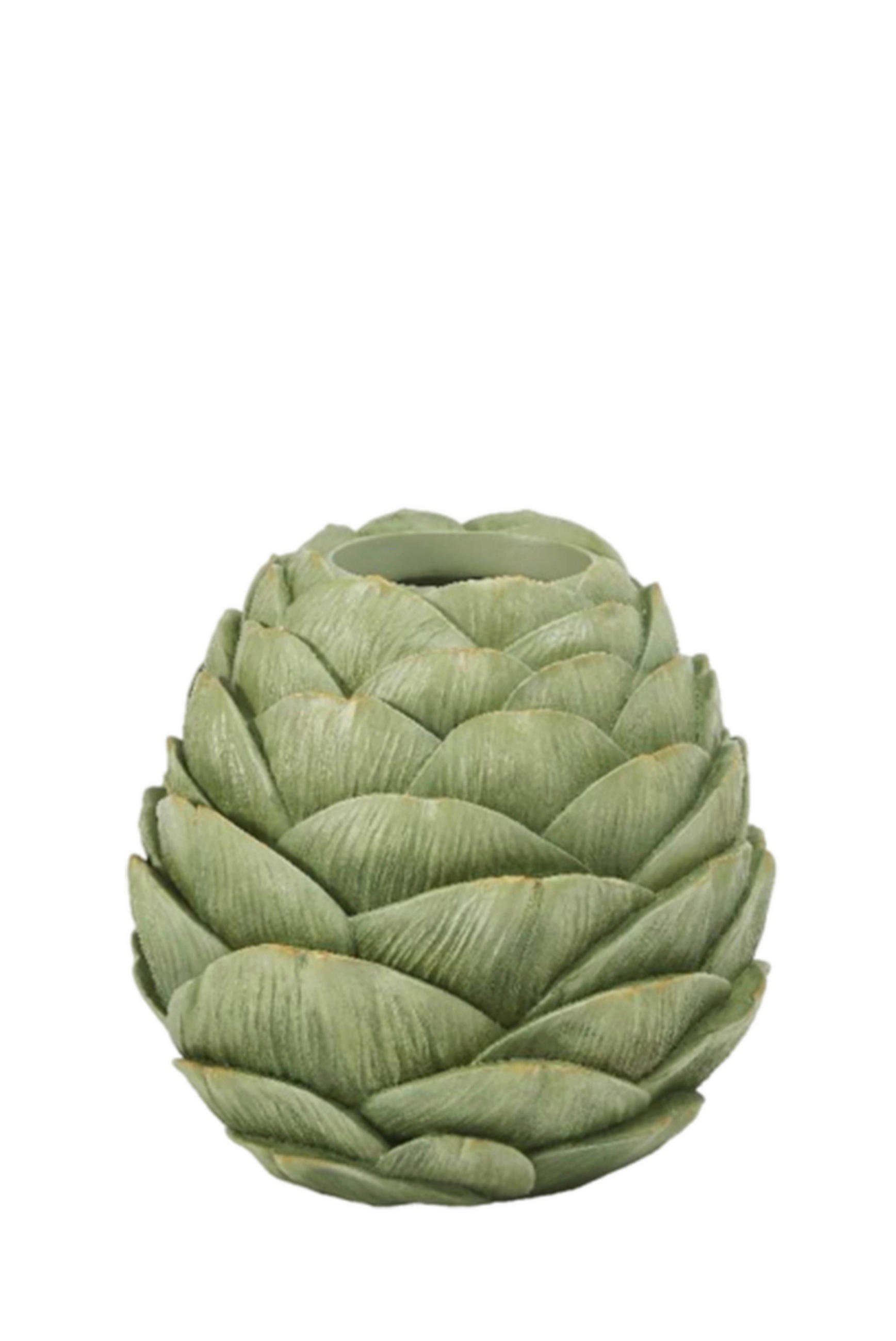 VASE 25.8 cm  - Grün, LIFESTYLE, Kunststoff (26,5/25,8/26,5cm) - Ambia Home