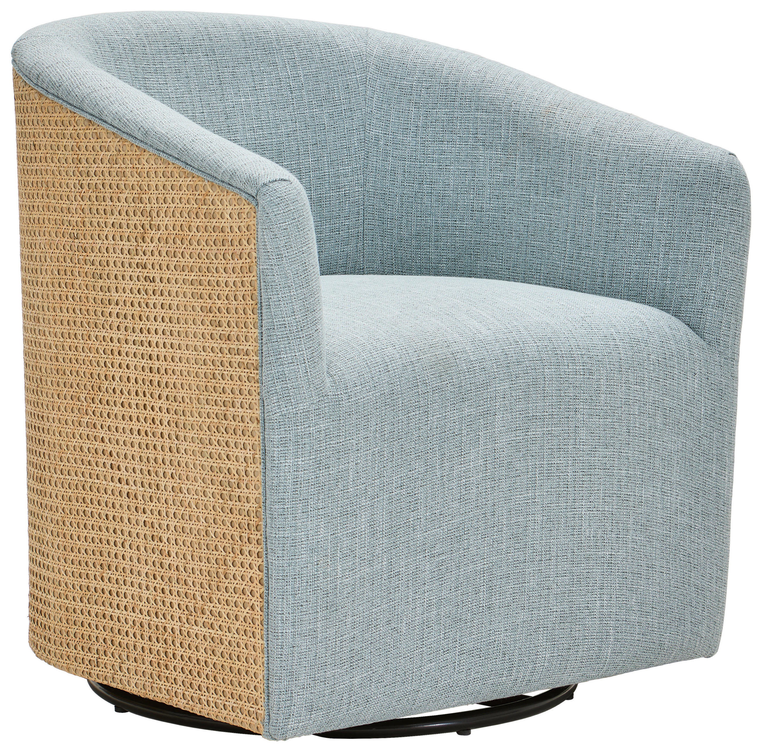 COCKTAILSESSEL Webstoff Blau - Blau/Schwarz, Trend, Holz/Textil (69.5/75.5/65.6cm) - Livetastic
