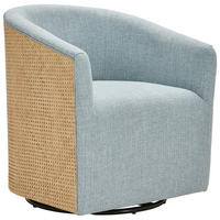 COCKTAILSESSEL Webstoff Blau    - Blau/Schwarz, Trend, Holz/Textil (69.5/75.5/65.6cm) - Livetastic