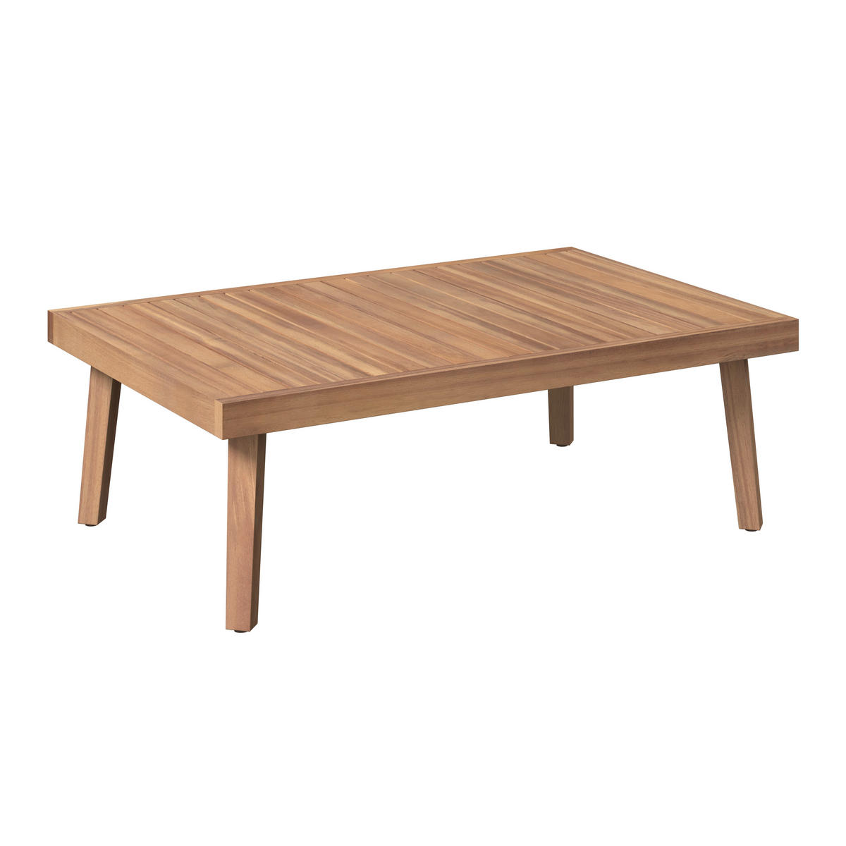 BAŠTENSKA GARNITURA 3 dela  - boja akacije/bež, Konvencionalno, drvo/metal (65/100/33cm) - Ambia Garden