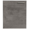 KÜCHENSCHRANKFRONT 60/72/1,9 cm  in Schieferfarben  - Schieferfarben/Edelstahlfarben, MODERN, Holzwerkstoff/Metall (60/72/1,9cm) - Nobilia