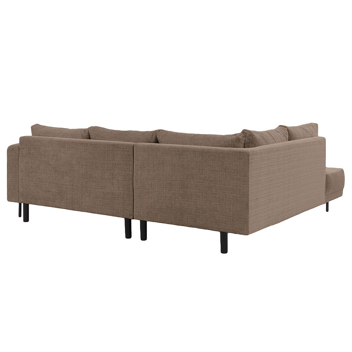 ECKSOFA Mauris Taupe Chenille Rückenkissen  - Taupe/Creme, Design, Kunststoff/Textil (200/233cm) - Livetastic