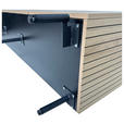 SIDEBOARD LINO  in 181/75/40 cm  - Eichefarben/Schwarz, Design, Holzwerkstoff/Metall (181/75/40cm) - Xora