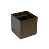 LED-WANDLEUCHTE Xio 9.7/9.7/9.7 cm   - Cappuccino, Design, Metall (9.7/9.7/9.7cm) - Lucide